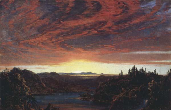 Frederic E.Church Twilight,a Sketch China oil painting art